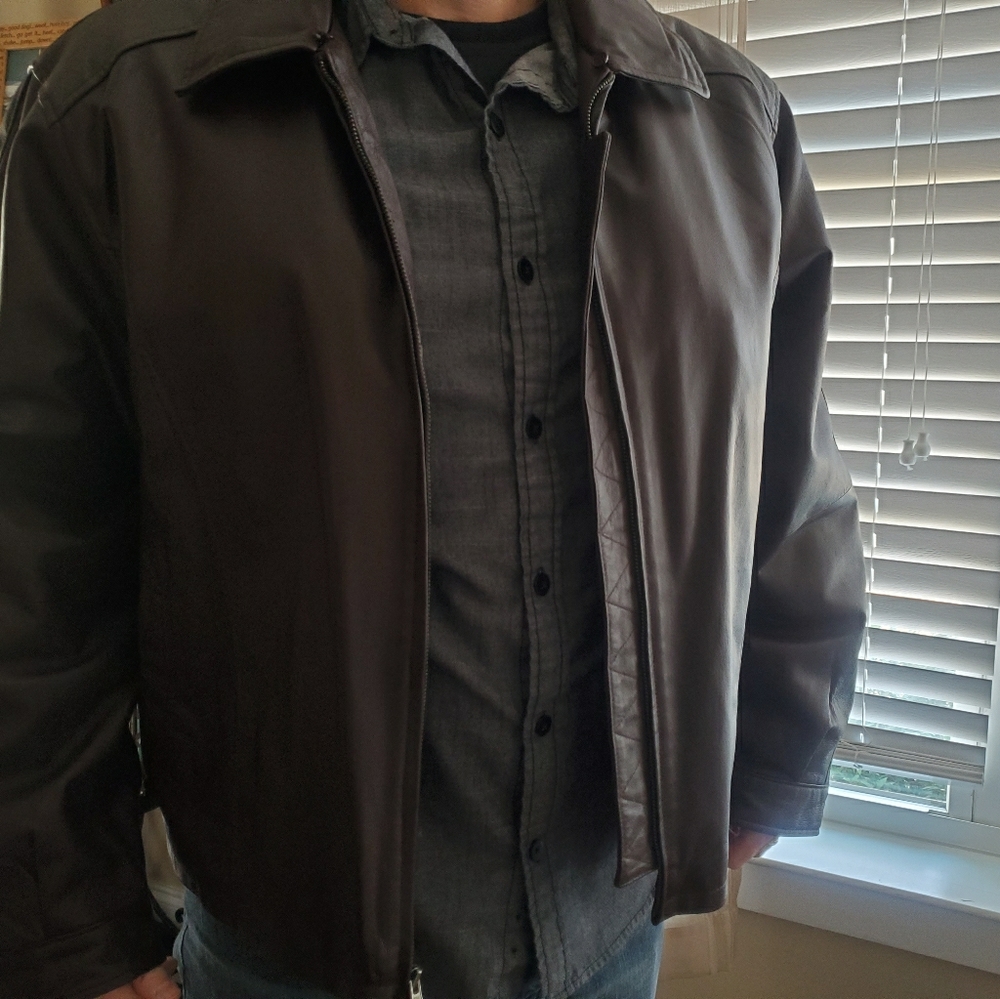 Leather jacket